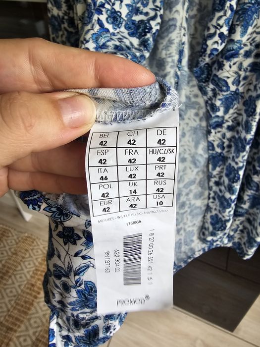 Narzutka Promod Kimono r.42 wiskoza