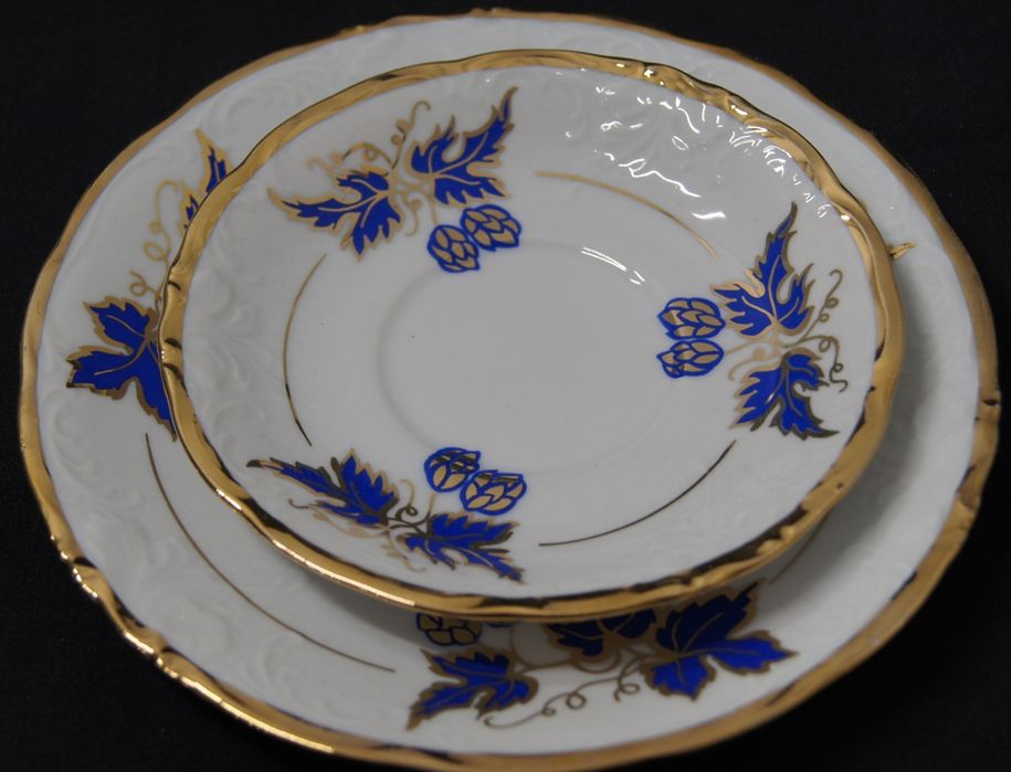 Trio Stara Porcelana filiżanka Chodzież