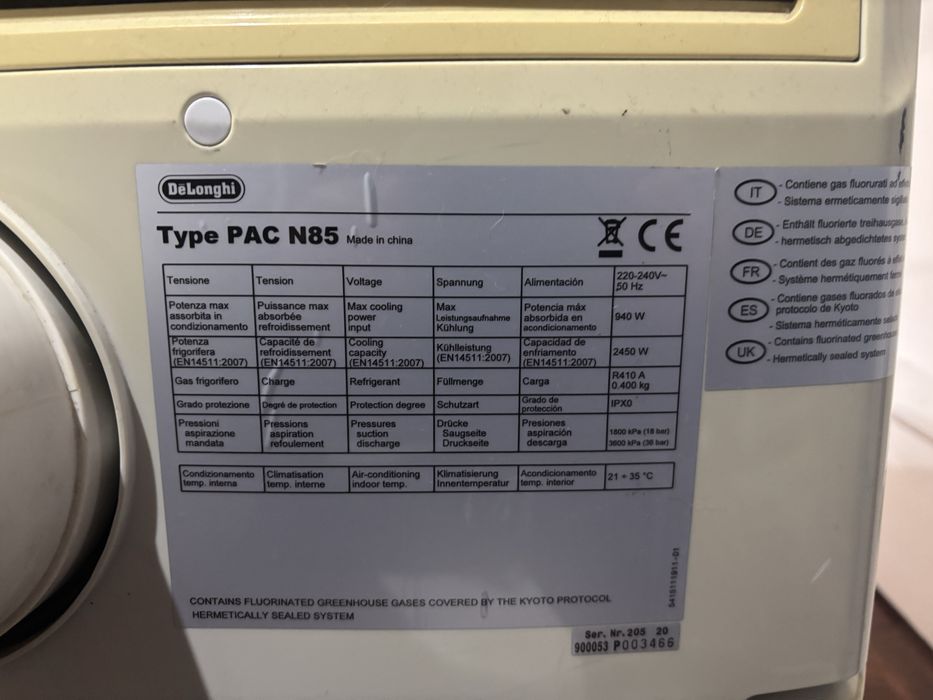 Ar condicionado/humidificador