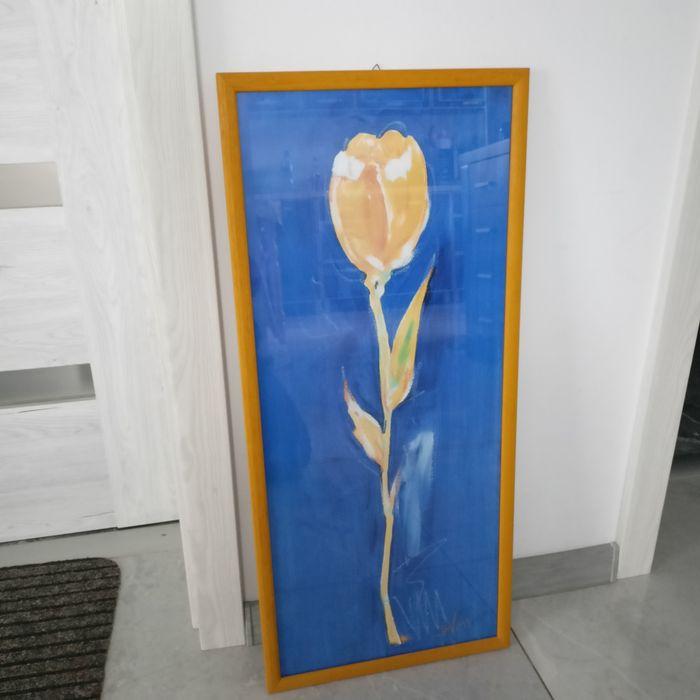 Obraz tulipan 73x33