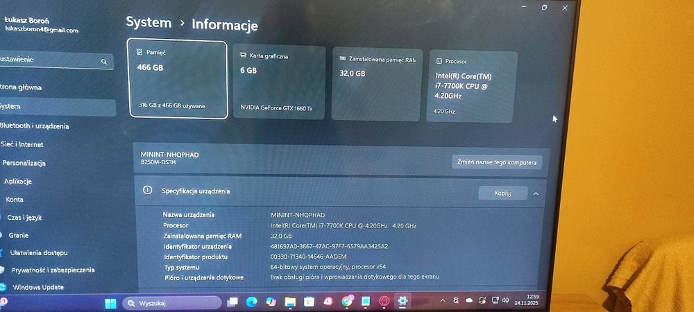 Komputer gigabyte gab260mds3h