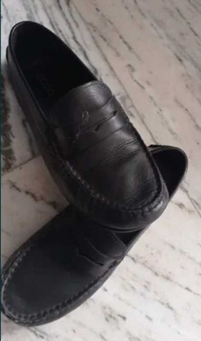 Mokasyny dziecięce buciki czarne 34 Ecco