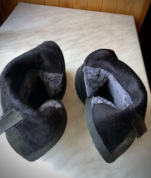 Жіноче взуття шкіряне + хутро