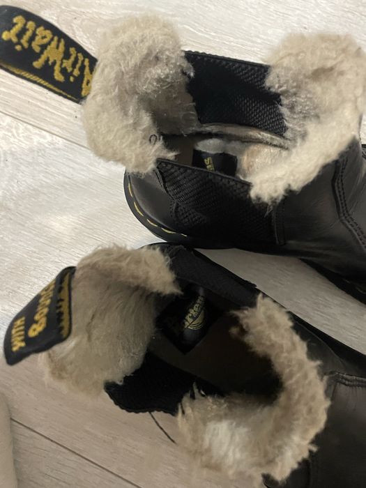 Dr. Martens 2976 Leonore z skóry ocieplane botki sztyblety rozmiar 38