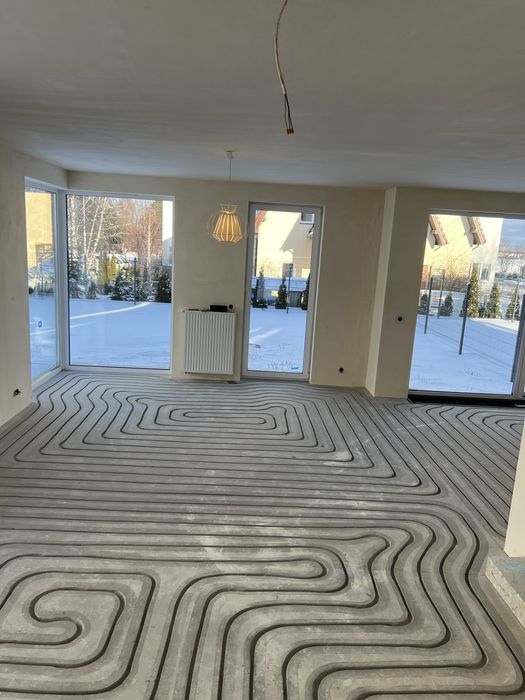 Frezowanie pod ogrzewanie podlogowe