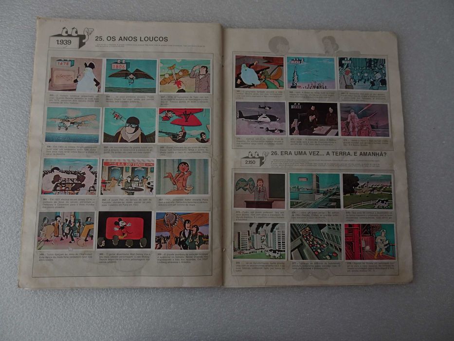 Caderneta de cromos Era uma vez... o Homem (faltam 55 cromos)