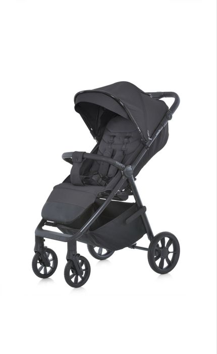 El Camino Коляска "EL Camino MALTA" ME1182 Black Onyx чорний прогулянкова коляска