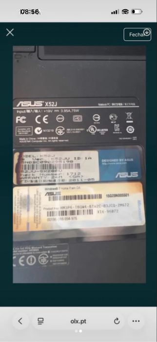 Portatil ASUS usado
