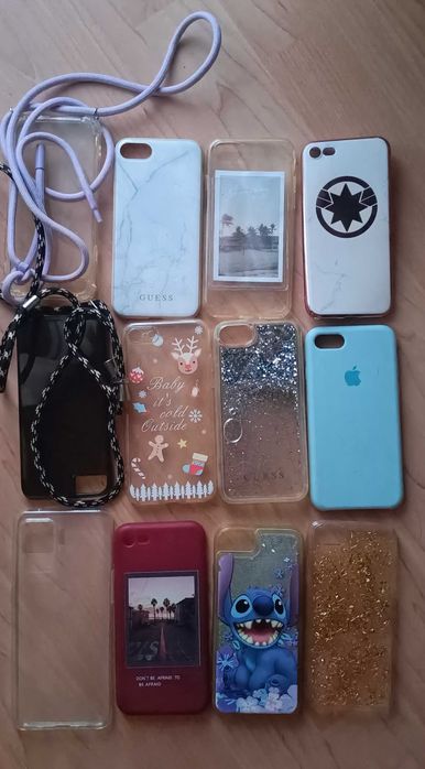 Komplet  12 etui na telefon Iphone 8