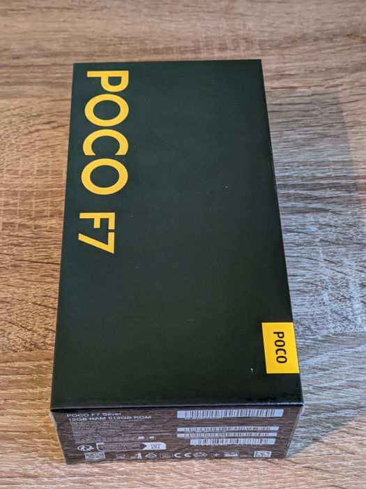 POCO F7 12/512 GB Silver Запечатанный с зарядкой в комплекте