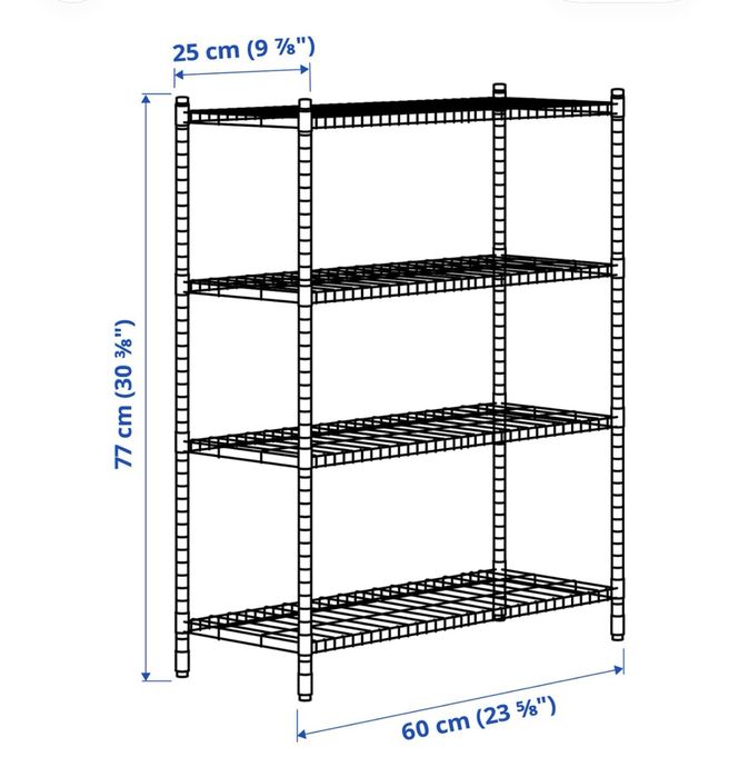 Regał Ikea Omar 2 szt