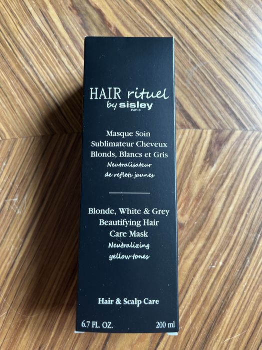 Sisley  hair rituel nowa maska do wlosow blond i siwych