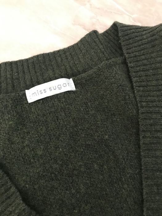 Полувер женский темно зеленого цвета ,кашемир, Италия ,52-54 р.