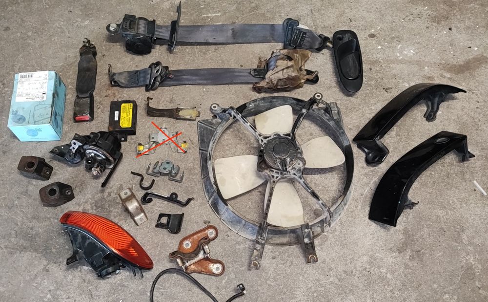 Lote peças Honda Civic Eg9 VTI para desocupar