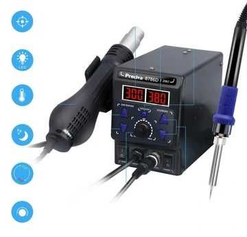 Паяльна станція регульована теплова гармата стійка 740Вт Preciva 2в1