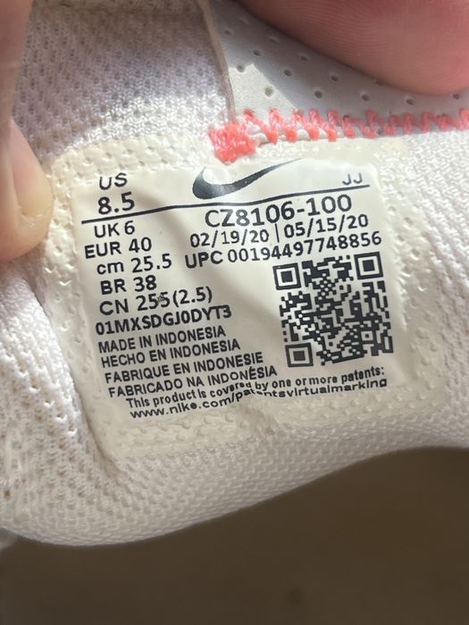 NIKE AIR MAX VERONA (39-40) 25-26см женские кроссовки оригинал бежевые