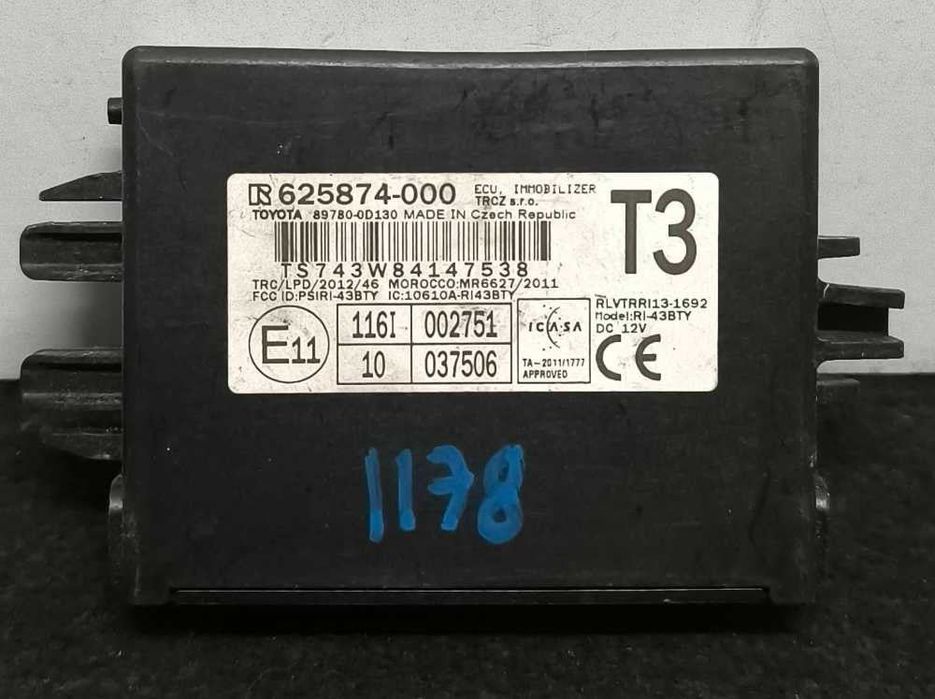 Módulo Eletrónico 625874-000 - TOYOTA YARIS