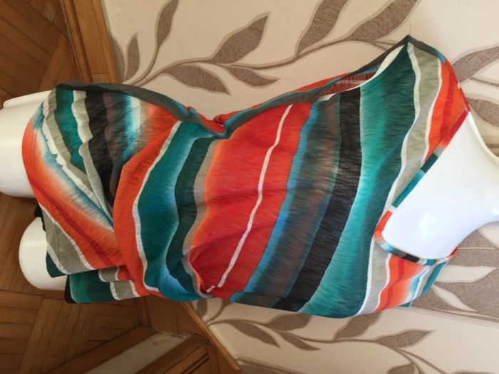 Dzianinowa bluzka w paski Top-Bis