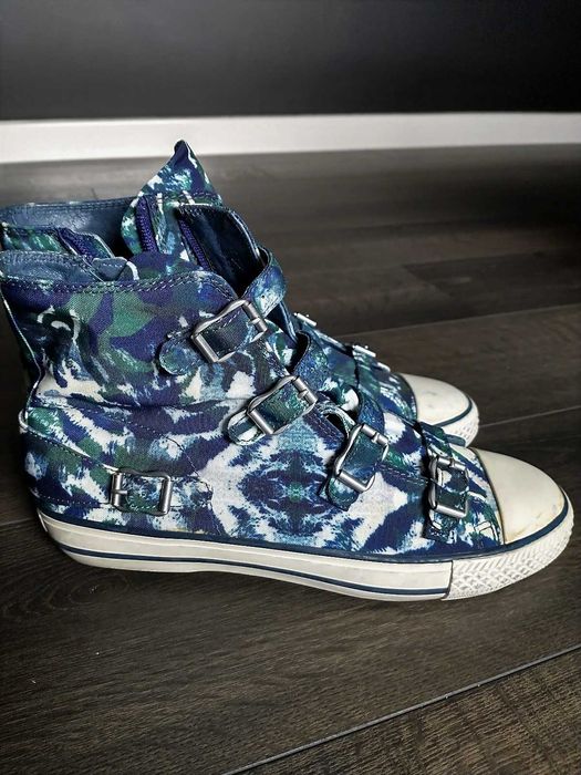 Trampki wysokie ASH 38 moro nowe