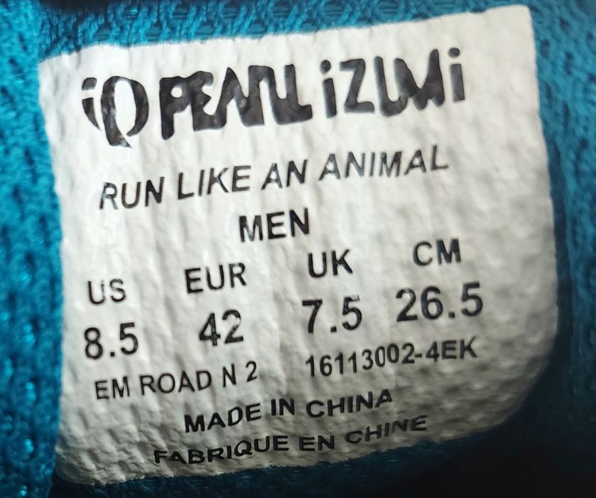 Кроссовки бігові трейлові фірми Pearl izumi Trail N2 оригінал 

Розмір