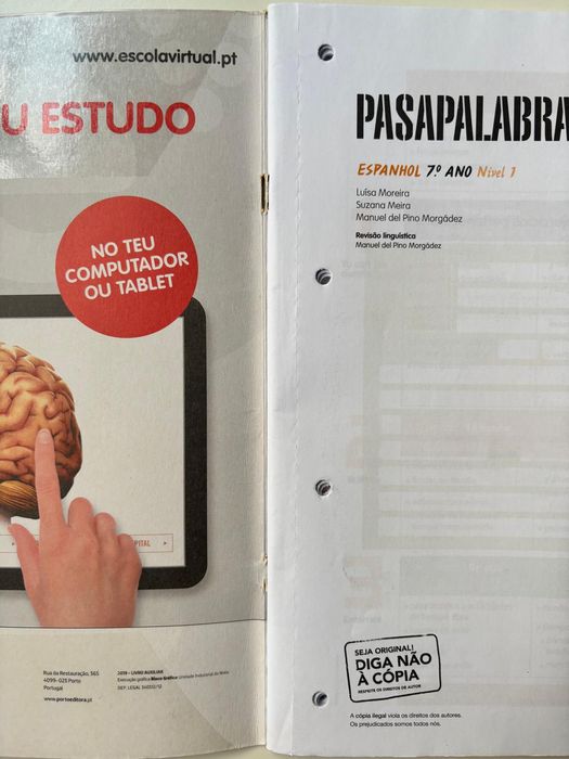 Pasapalabra 7' ano espanhol - caderno de exercícios
