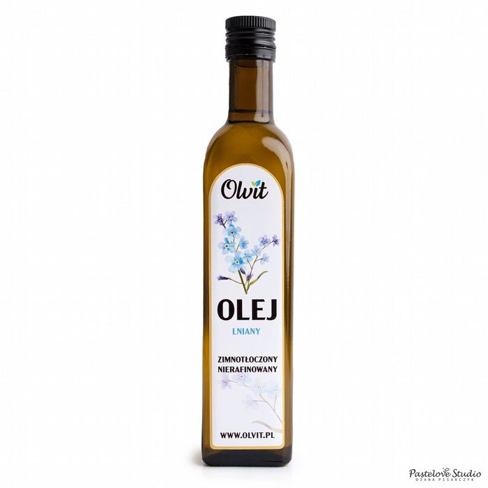 Olej lniany tłoczony na zimno