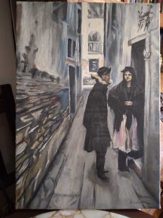 Uma Rua em Veneza - After JohnSinger Sargent