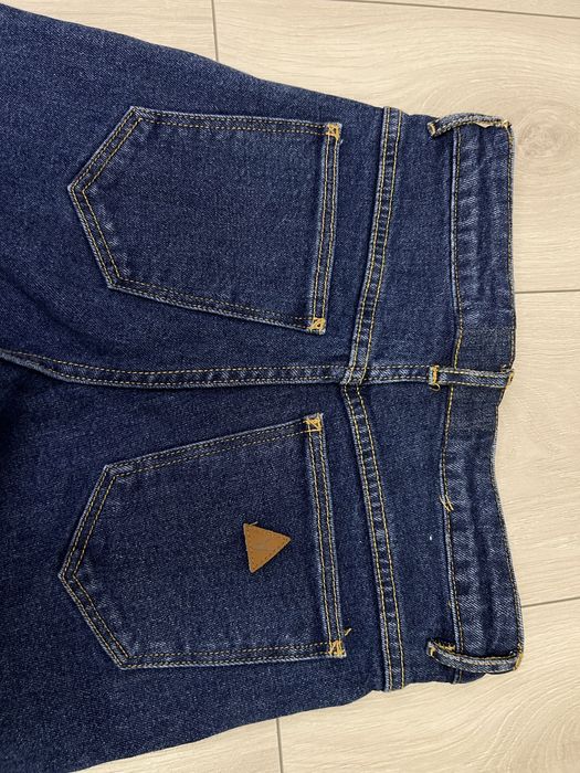 Джинсы высокая талия клеш bootcut flared 36 34 s xs 2000s 90s винтаж