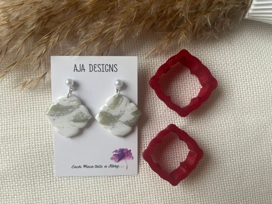 Molde de Argila Polímera para Brincos (40)