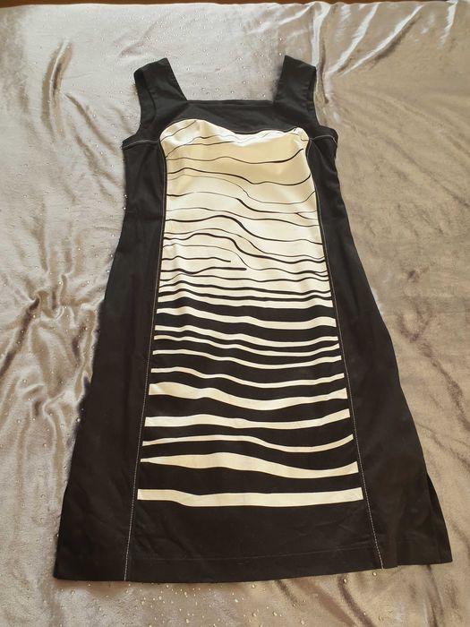 Sukienka 90% bawełna, zebra, rozmiar S/M