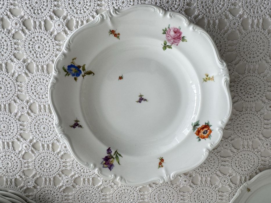Duży serwis obiadowy Rosenthal Pompadour na 12 osób