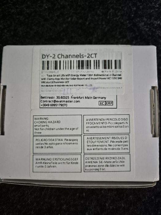 Medidor de Energia Inteligente (Smart Meter) Dual Channel WiFi