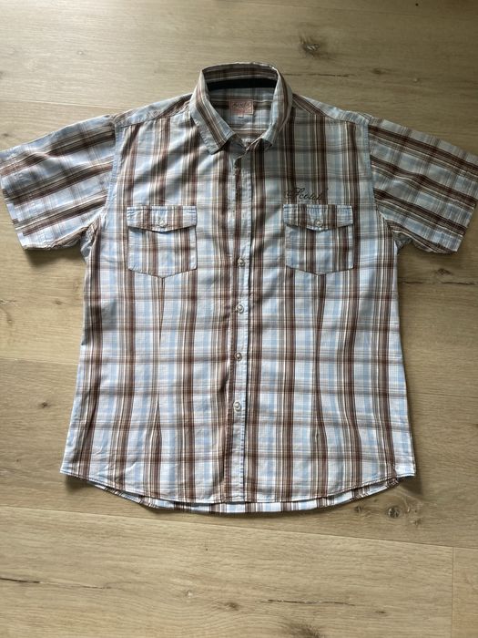 Koszula męska w kratkę