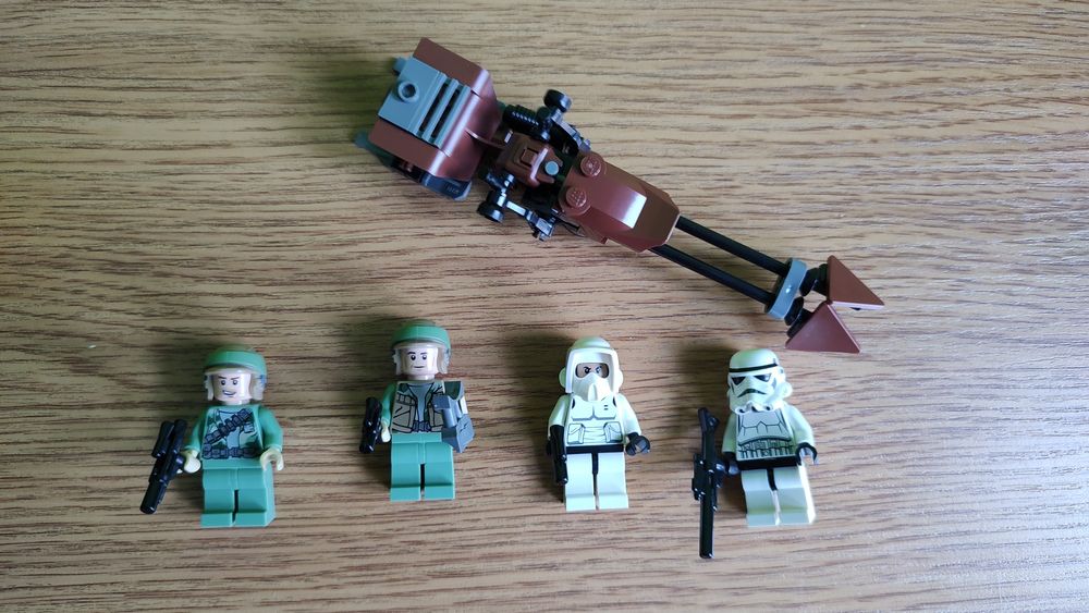 Lego 9489 Star wars Endor rebel trooper & imperial trooper battle pack
