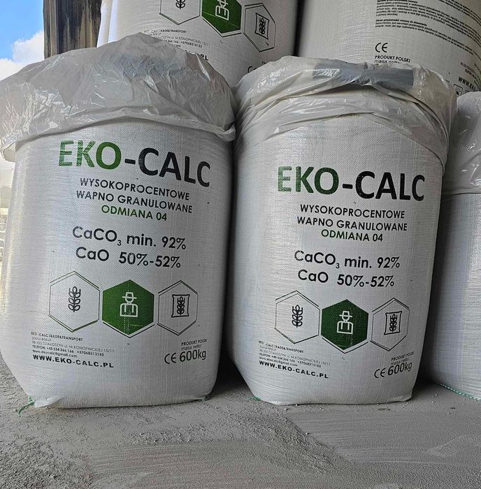 Wapno granulowane, kreda, czarna kreda