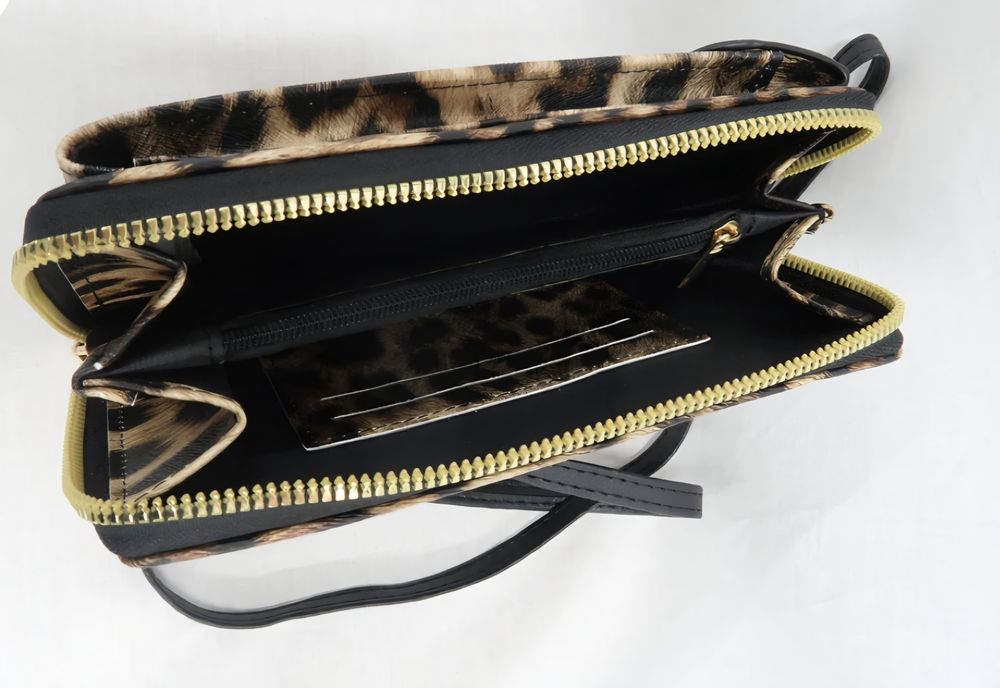 Torebka Damska Organizer w Panterkę