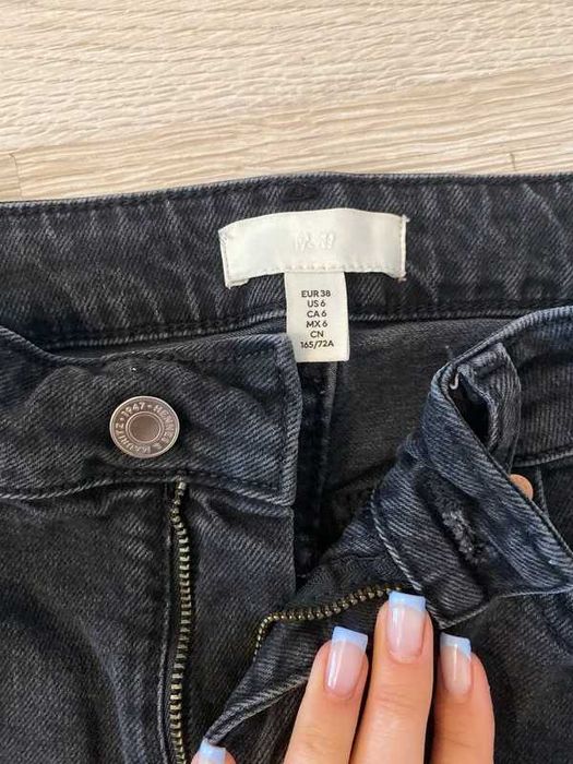 Czarne jeansy H&M | Rozmiar M