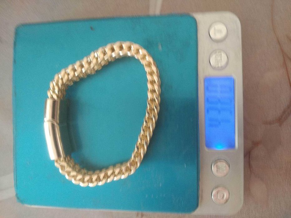 массивный браслет 19см