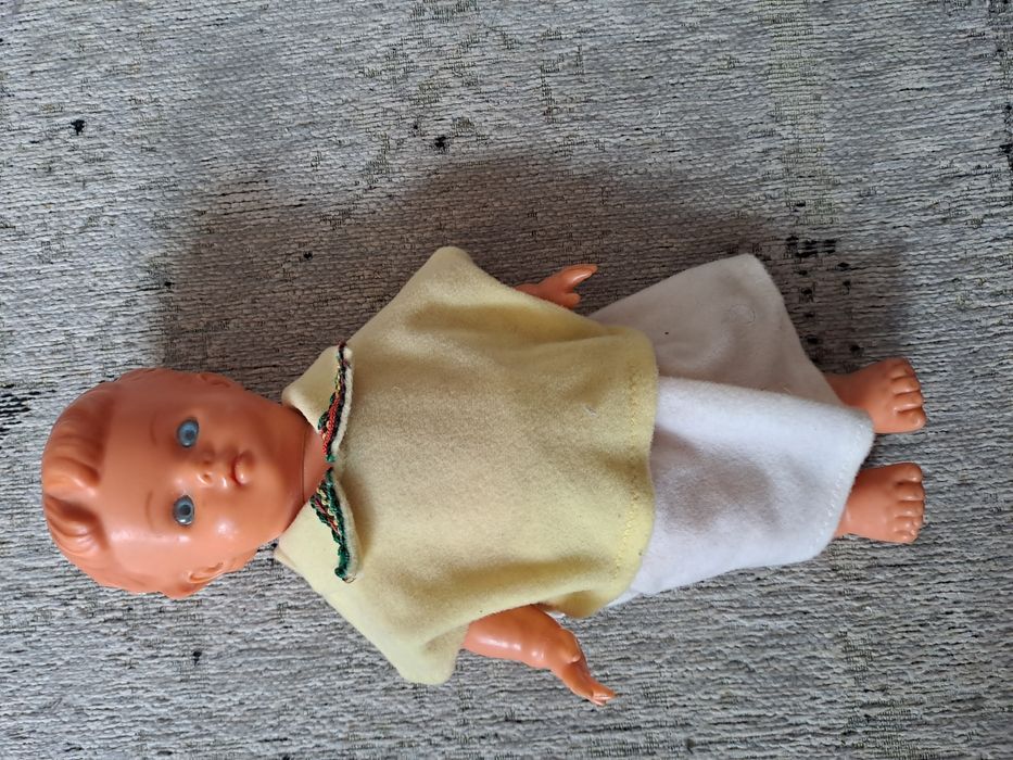 Stara gumowa lalka RETRO lata 70/80 - 28 cm.