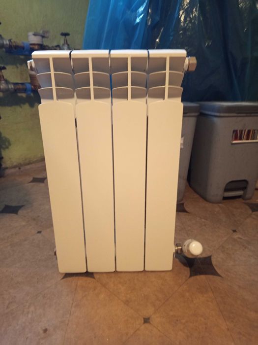 Grzejnik Armatura Kraków, 4 żeberka+ termostat