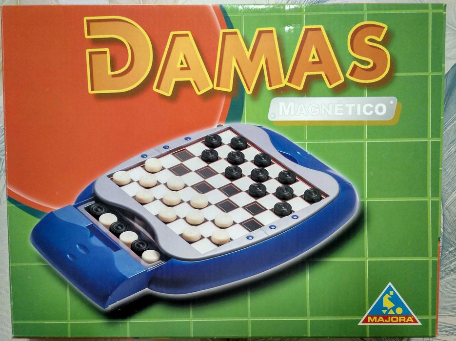 Jogo damas magnético