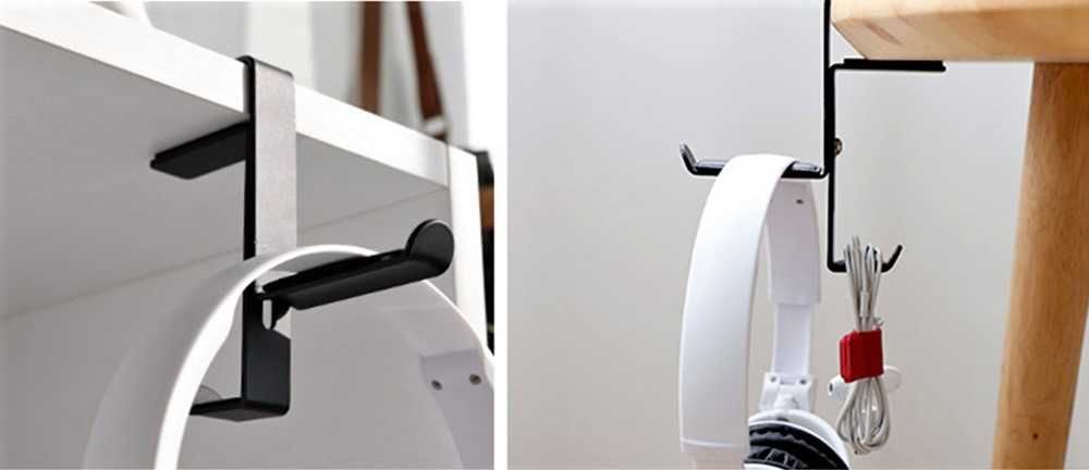 Універсальний металевий вішак для навушників