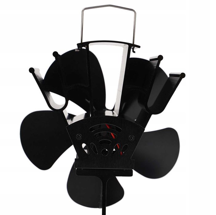 Wentylator kominkowy termoelektryczny - bez prądu, 5-łopatkowy