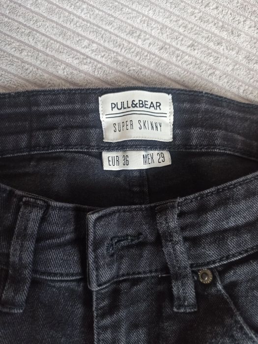 Jeansy chłopięce pull&Bear 36 skinny
