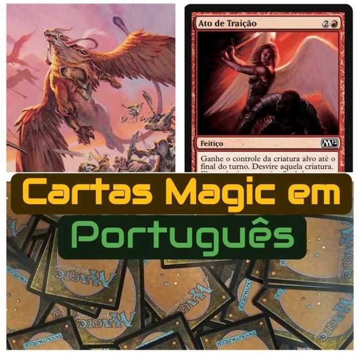 500 Cartas Magic The Gathering MTG em Português!