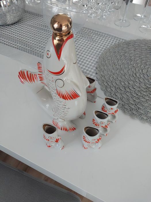 Karafka Ryba z okresu PRL