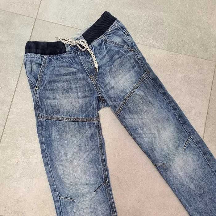 Denim co wycierane jeansy 140
