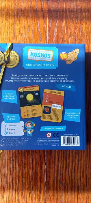 Kosmos Mistrzowskie karty gra dla dzieci