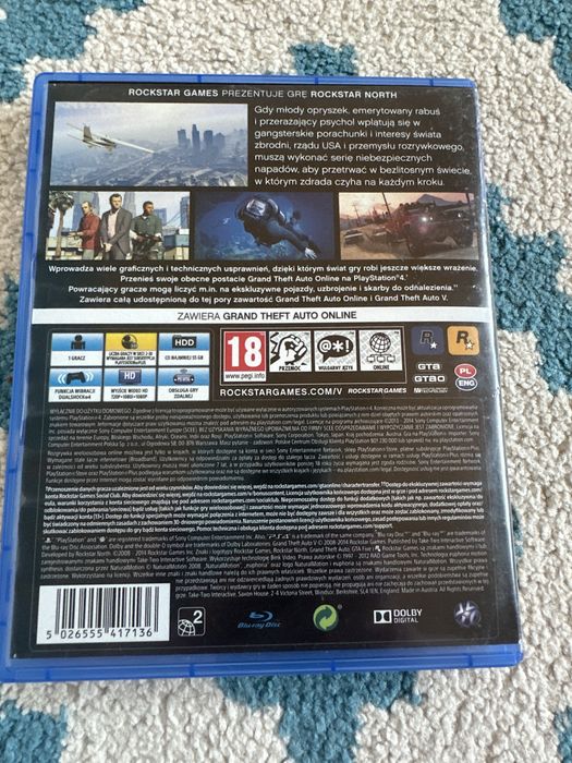 Gra na ps4 gta 5