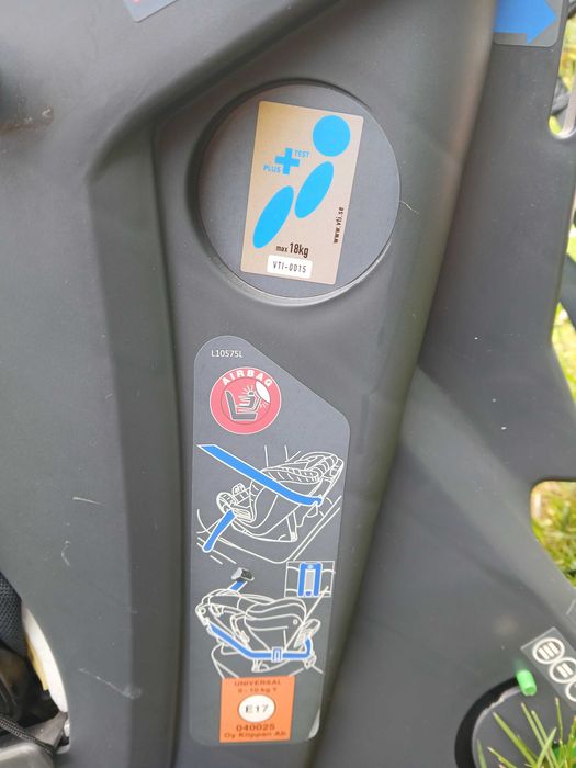 Klippan Kiss 2 plus fotelik samochodowy tyłem RWF